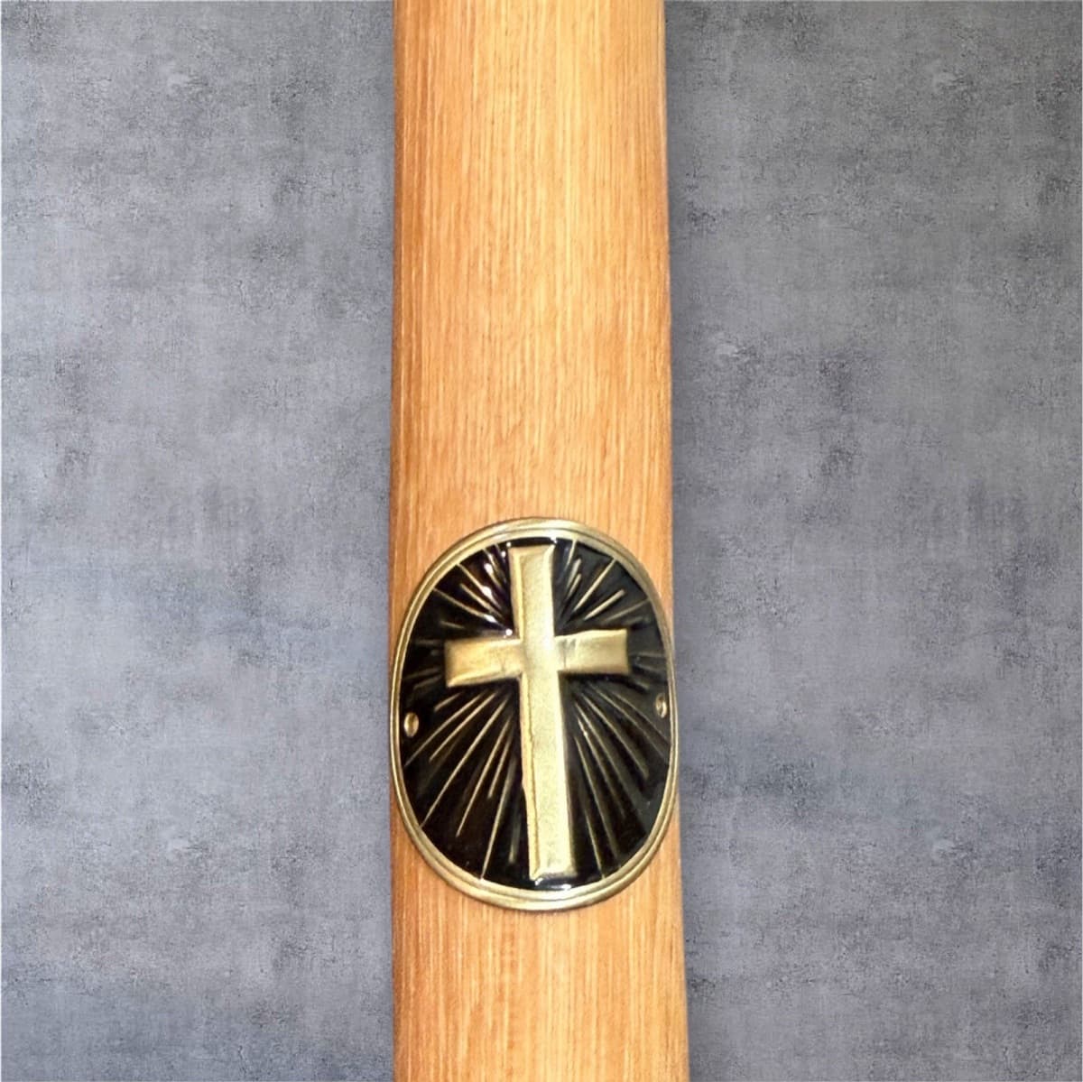 The Christian Cross — Solid American Hickory